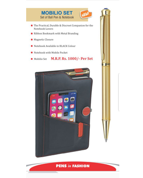 Pierrecardin  Ball Pen & Notebook MDL3