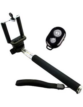 Selfie Stick with Bluetooth Remote